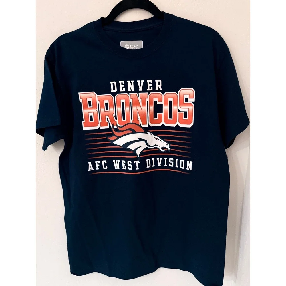 Denver Broncos Men's NFL Team Apparel AFC West Division T-Shirt-Size Medium- NWT